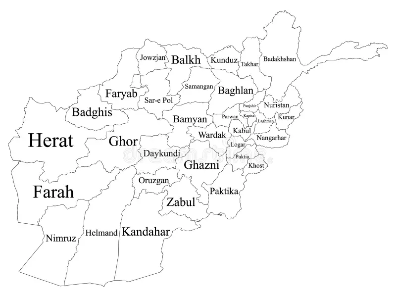 white-labeled-provinces-map-asian-country-afghanistan-186903395